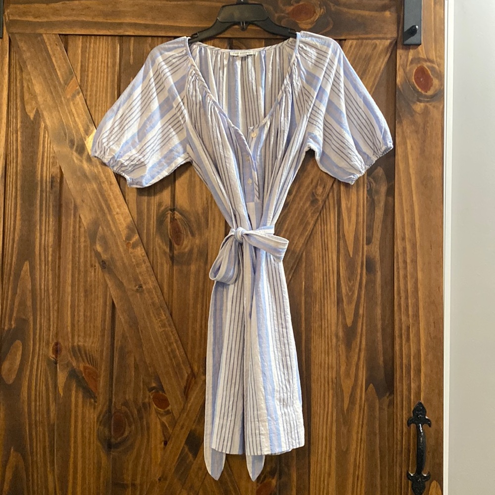 Blue and White dress